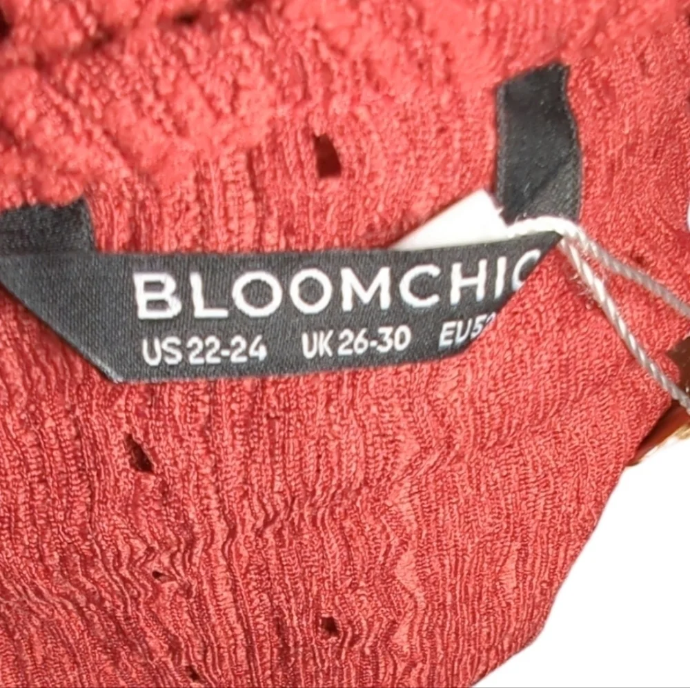 NWT BloomChic Texture Button Detail Top Size 22-24 / 3X - Picture 3 of 7